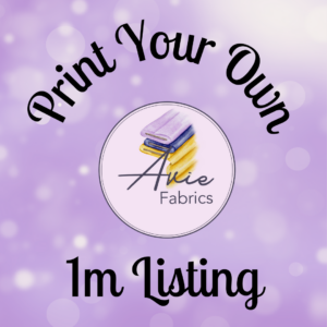 1 Metre Print Your Own - Quick China