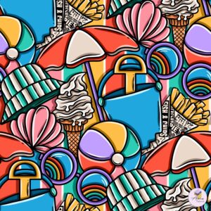 Preorder At The Beach Rainbow