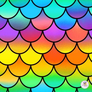 Preorder Mermaid Scale Rainbow