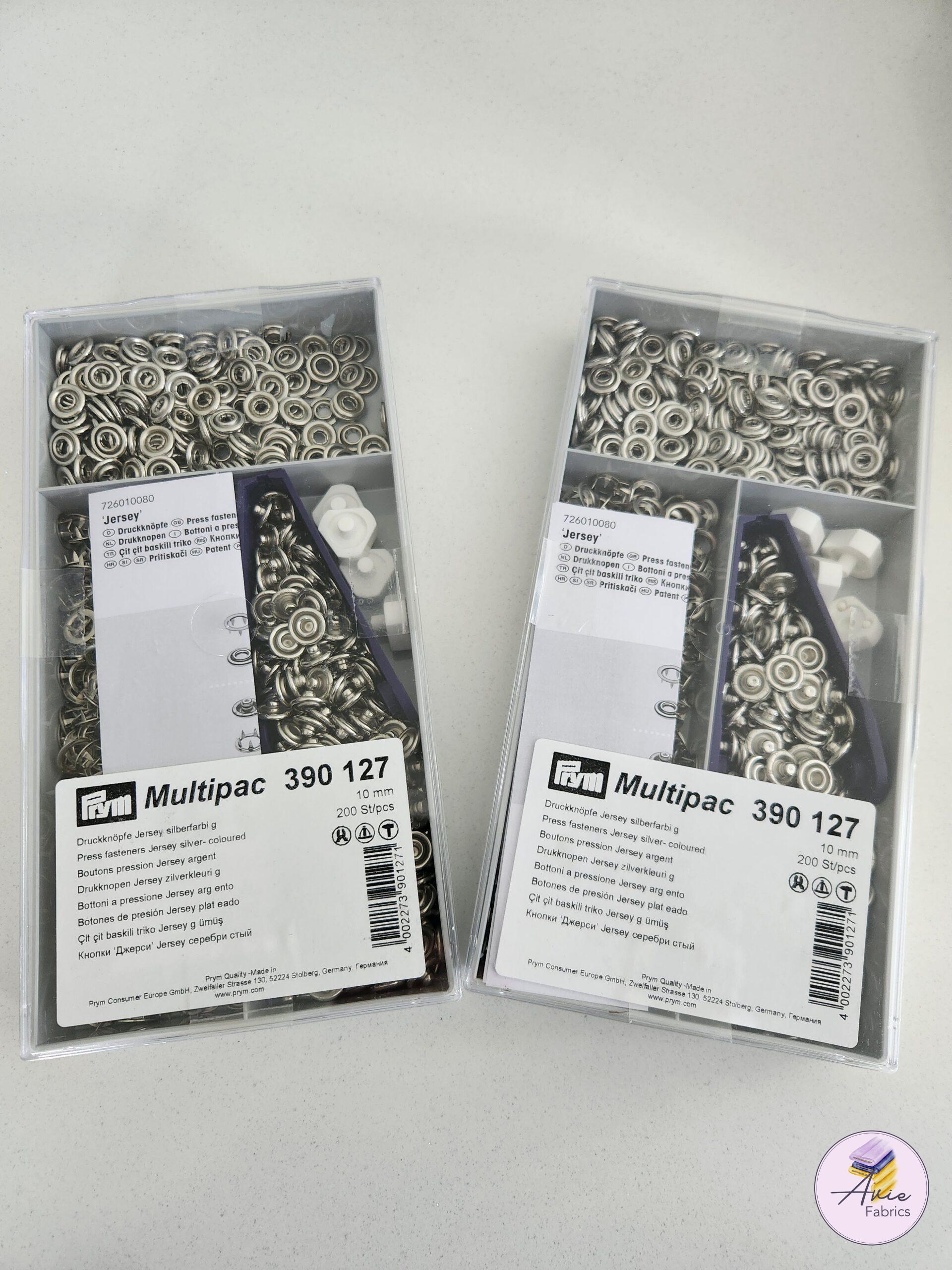 Prym 200pk Jersey Snaps Brass 10mm