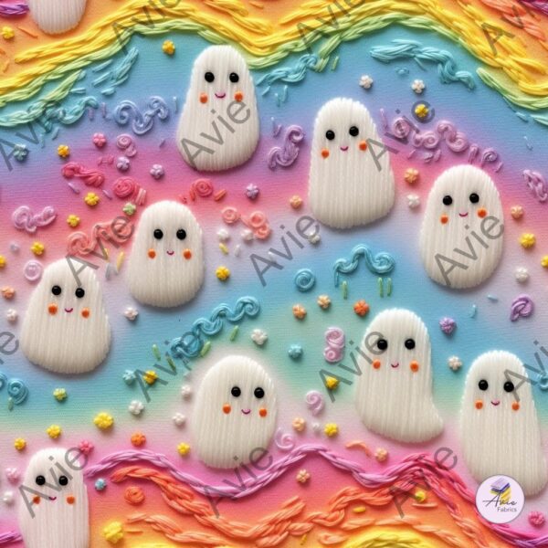 Preorder Pastel Rainbow Ghosts