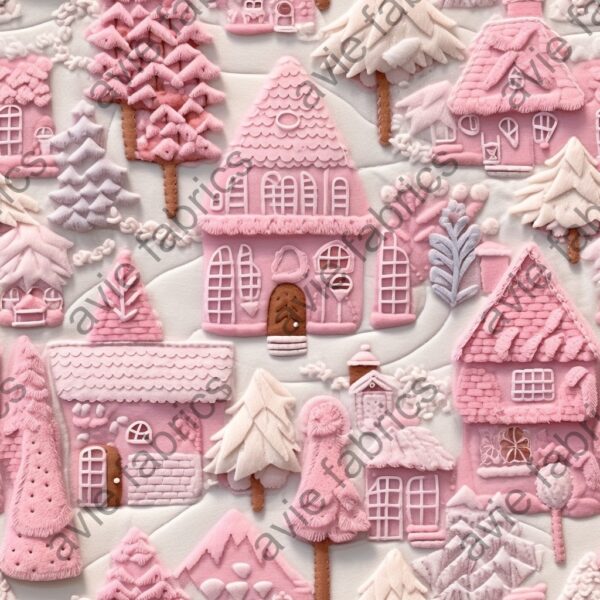 Preorder Christmas Village Pink