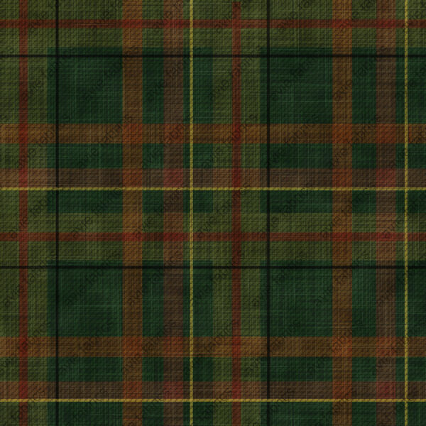 Preorder Green Orange Tartan