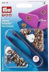 10mm 10pk Jersey Ring Snaps Copper