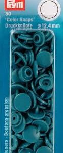12.4mm Plastic Snaps Dark Turquoise