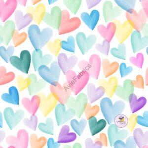Preorder due in 27th Jan Watercolour Hearts