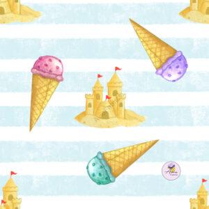 Blue Stripe Icecream