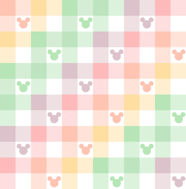 Green Mouse Gingham