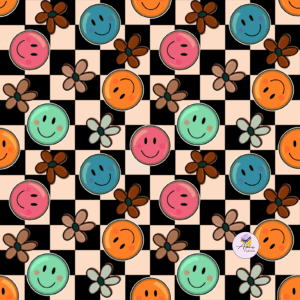 Floral Checkers