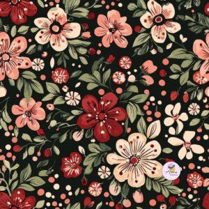 Preorder Christmas Retro Floral