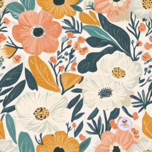 Preorder Coral Cream Flowers