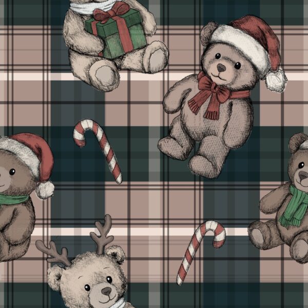 Preorder Green Tartan Bear