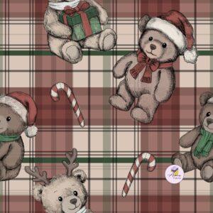 Preorder Red Tartan Bear