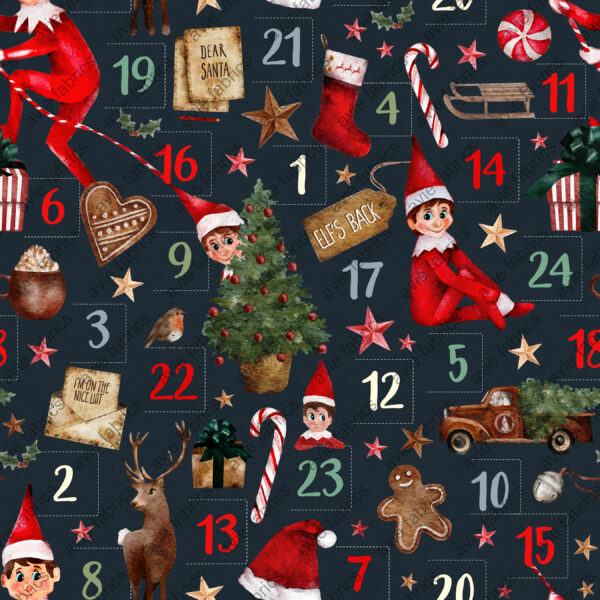 Preorder Elf Advent Navy