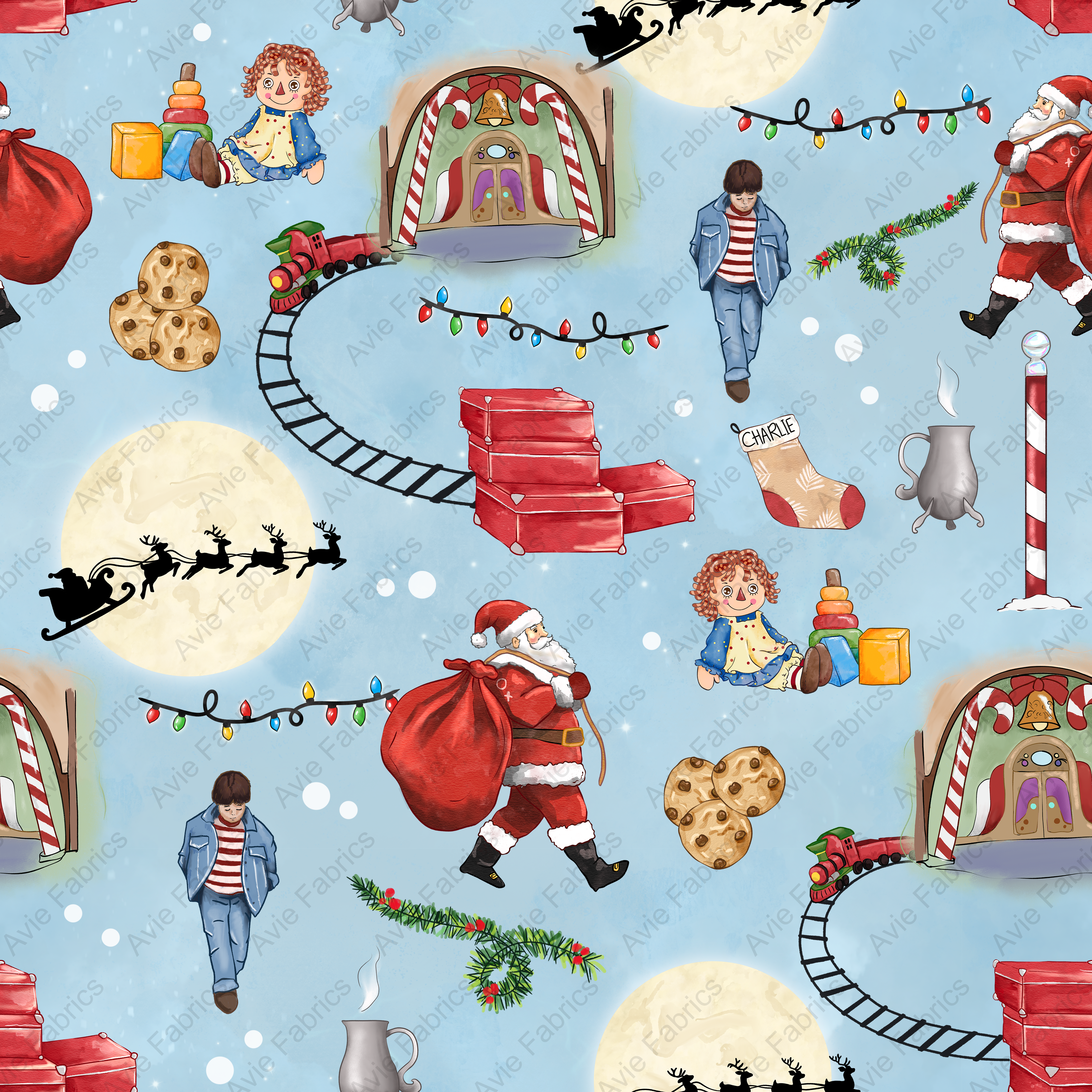 The Santa Claws by little emily design