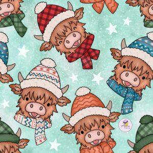 Preorder Mint Boy Highland Cow