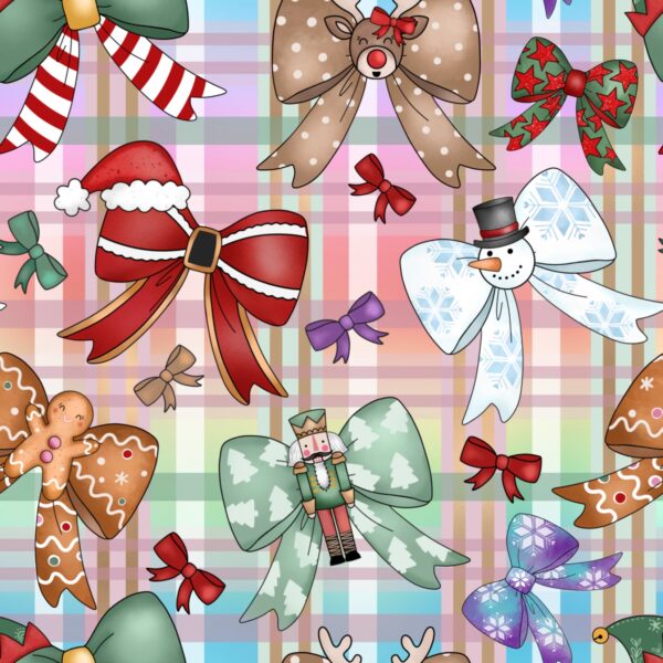 Preorder Bows Plaid