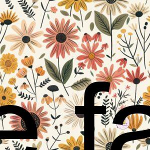BrightRetroFlowers