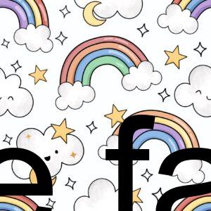 Preorder White Rainbow Clouds