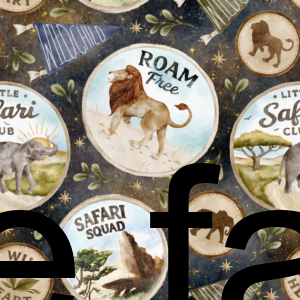 Preorder Safari Badges Dusky