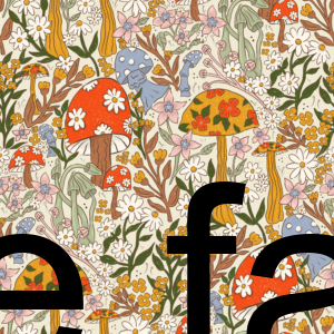 Preorder Floral Mushrooms