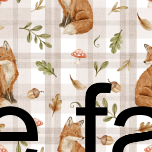 Preorder Neutral Fox Plaid