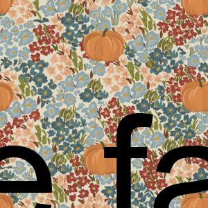 Preorder Blue Floral Pumpkin