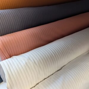 Wide Ribbed Jersey - Various Colours