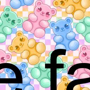 Preorder Gummy bear ombre check