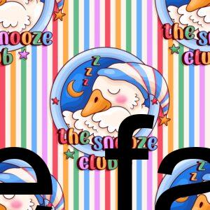 Preorder Snooze Club Goose Stripe