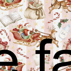 Preorder Santas Sleigh Pink Stripe