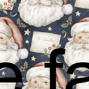 Preorder Santa Head Navy