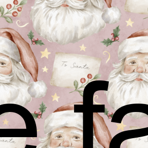 Preorder Santa Head Pink