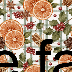Preorder Xmas Foliage Green Plaid